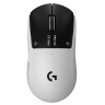 Гейминг мишка Logitech - Pro X2 Superstrike, оптична, безжична, бяла/черна